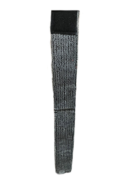 Single black mitter cloth strip